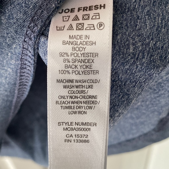 Joe Fresh Active, Men’s short sleeve quick dry shirt - Picture 8 of 10